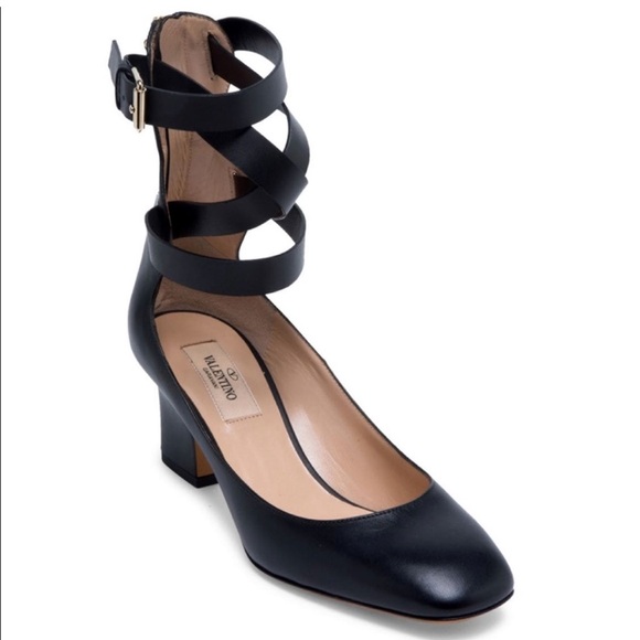 Valentino Shoes - Valentino Garavani Heels Leather Ankle Wrap